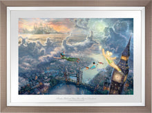 Load image into Gallery viewer, Tinker Bell and Peter Pan Fly to Never Land - Limited Edition Paper (SN - Standard Numbered) - ArtOfEntertainment.com

