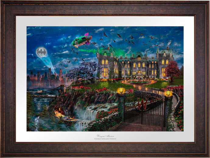Wayne Manor - Limited Edition Paper (SN - Standard Numbered) - Art Of Entertainment