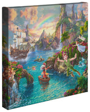 Load image into Gallery viewer, Peter Pan&#39;s Never Land - 14&quot; x 14&quot; Gallery Wrapped Canvas 79519

