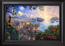 Load image into Gallery viewer, Personalized Canvas Pinocchio Wishes Upon a Star
