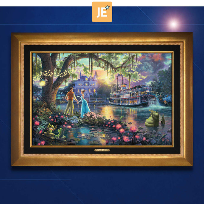 The Princess and the Frog - Limited Edition Canvas (JE - Jewel Edition) - ArtOfEntertainment.com
