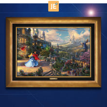 Load image into Gallery viewer, Sleeping Beauty Dancing in the Enchanted Light - Limited Edition Canvas (JE - Jewel Edition) - ArtOfEntertainment.com
