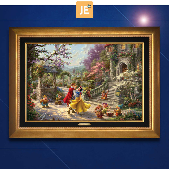 Snow White Dancing in the Sunlight - Limited Edition Canvas (JE - Jewel Edition) - ArtOfEntertainment.com