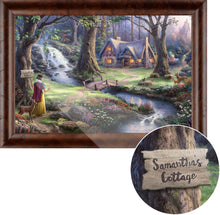 Load image into Gallery viewer, Snow White Discovers the Cottage - Personalized Canvas - ArtOfEntertainment.com
