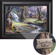 Load image into Gallery viewer, Snow White Discovers the Cottage - 17&quot; x 23&quot; Personalized Canvas 97553
