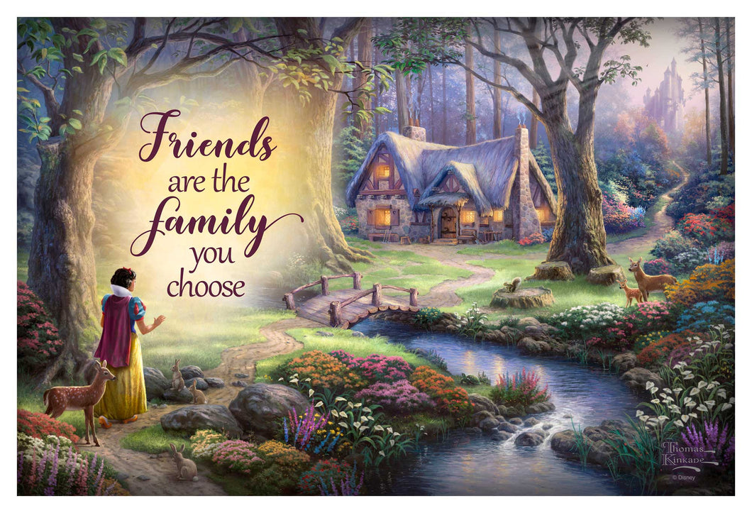 Snow White Discovers the Cottage - Wood Signs - ArtOfEntertainment.com