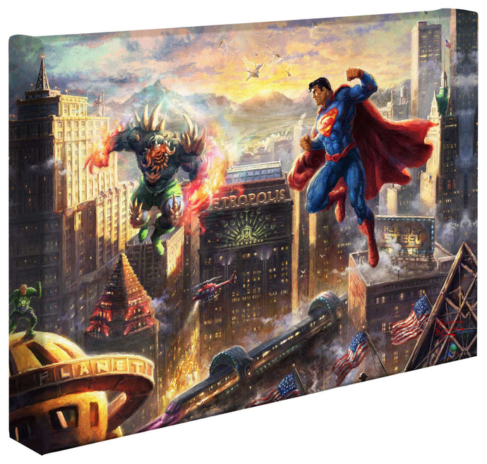 Superman: Man Of Steel - Gallery Wrapped Canvas - ArtOfEntertainment.com