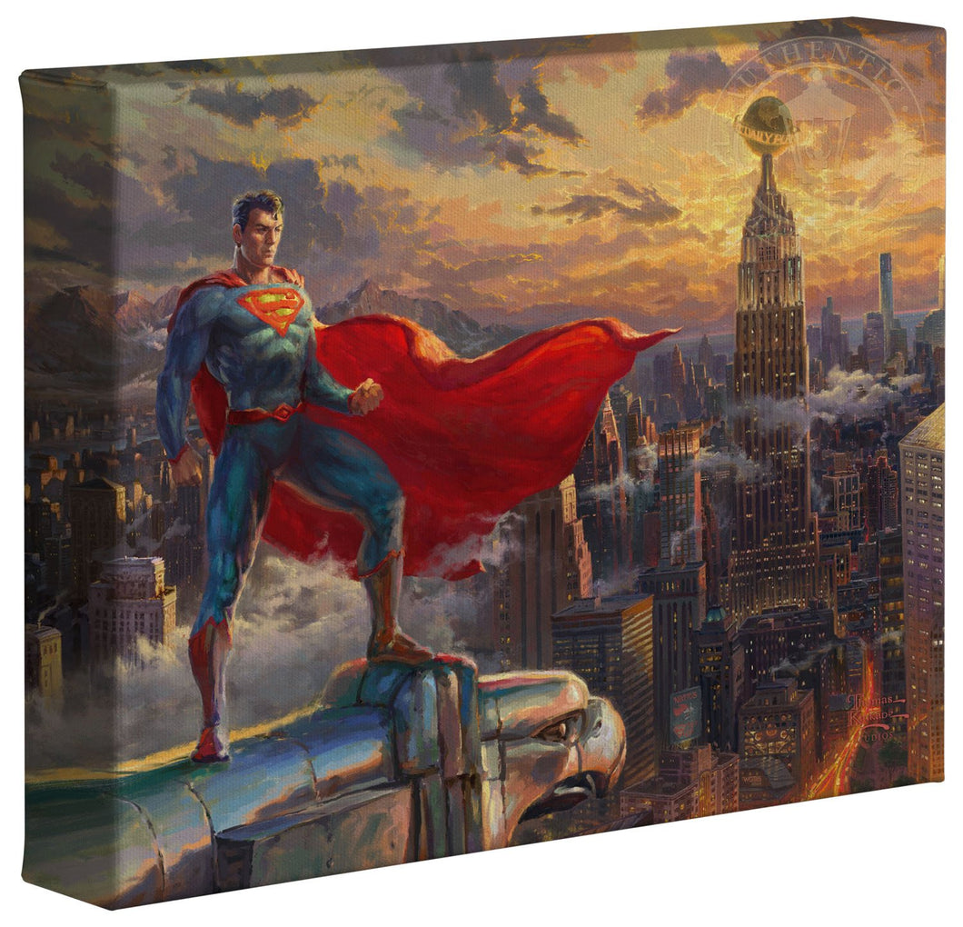 Superman - Protector of Metroplis - Gallery Wrapped Canvas - ArtOfEntertainment.com